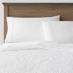 Threshold Quilt Microfiber Paisley Stitch Year-round Oeko-tex, White, King. Fixed Price $32.29.
