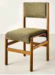2X Dowel Leg Upholstered Armless Dining Chair - Olive Hearth & Hand. Fixed Price $159.00.