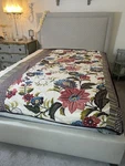 Twin Bed Coverlet Duvet Angelica By Levtex Home Floral Cottage. Fixed Price $59.00.