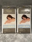 New Sierra Home Collections King Pillow Protectors Set Of 2 White. Fixed Price $29.90.