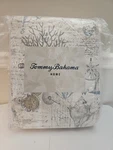 Tommy Bahama Beach Bliss 3-PIECE Gray Graphic Cotton Full/queen Quilt Set New. Fixed Price $70.00.