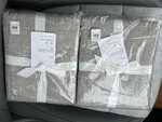 Pottery Barn Belgian Flax Linen Waffle Weave King Sham 36" 20" Set Of. Fixed Price $30.00.
