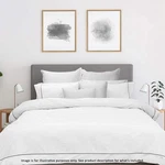 Bas Phillips 250TC Breathe Cotton Quilt Cover Set (white Snow) - Super King. Fixed Price $143.90.