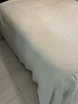Matelasse Quilt Coverlet King White Cotton Bedspread Scalloped Portugal Vintage. Fixed Price $75.00.