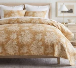 Pottery Barn Juliette Toile Handcrafted Reversible Pick-stitch Quilt. Fixed Price $140.25.
