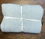 Pottery Barn Belgian Flax Linen Waffle Weave King/cal Quilt Chambray New! Read. Fixed Price $175.00.