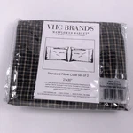 Vhc Brands-rustic Standard Pillow Case Set Of 2 Black Kettle Grove Decor -new. Fixed Price $22.00.