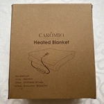 Caromio Heated Blanket 50X60 Dusty Pink Electric Throw Soft Cozy New. Fixed Price $44.99.