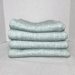 Burano Home King Jersey Knit Quilt Sham 20 X36 Light Aqua Blue Cotton Blend 4PK. Fixed Price $25.00.
