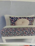 Room Essentials Reversible Microfiber Quilt Twin/twin Xl Blue/cherries. Fixed Price $19.95.