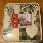 New St.nicholas Square Holiday Coll. Yuletide Full/queen Quilt Only 90'X95'. Fixed Price $99.99.