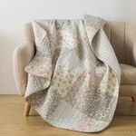 Slpr Cotton Quilted Throw Blanket, 50" X 60", Walk In The Cotswolds. Fixed Price $73.22.