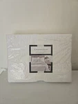 Charter Club Sculpted Paisley Embroidered Cotton Full/queen White Quilt. Fixed Price $129.99.