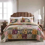 Greenland Home Fashions Antique Chic Quilt Set - 3 Sizes. Fixed Price $121.95.