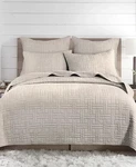 Levtex Melange Stitching 3-PC. Quilt Set, Full / Queen. Fixed Price $28.00.