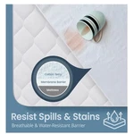 Saferest King Mattress Protector - Fitted Pad Cover Bedding. Fixed Price $34.99.