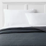 Twin/twin Extra Long Satin Quilt Dark Gray - Room Essentials: Midweight Sateen. Fixed Price $14.99.