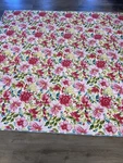 Quilt Flowers Cherry Blossom Queen Size 95 X90 100 % Cotton. Fixed Price $50.00.