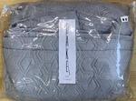 Oake Quilted King Coverlet Hexagon Geo Grey Nip Msrp $350. Fixed Price $79.99.