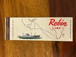 Robin Line Matchbook Cover Seas Shipping East Coast Canada Africa Vintage. Fixed Price $12.84.