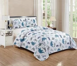 Kids Dinosaur Quilt Bedspread Twin Xl Green Orange Cactus Plants Bedding. Fixed Price $55.99.