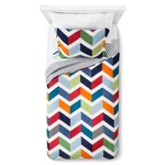 Sheringham Road Daniel Quilt Set - 2PC. Twin Blue Red Multi. Fixed Price $139.99.