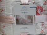 Simply Shabby Chic Pink Red Rose Floral Patchwork Quilt - Twin. Fixed Price $329.99.