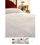 Maine Heritage Weavers Queen Victoria White Fringed Twin Bedspread(s). Fixed Price $140.00.