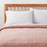 King Microfiber Quilt Light Pink - Room Essentials. Fixed Price $18.99.