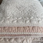 Martex Opulence 100% Cotton 2 Sided Pick Stitch Queen Coverlet 96. Fixed Price $50.00.
