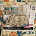Virah Bella Collection - Debra Valencia "greta 3 Piece Quilt Full/queen. Fixed Price $39.99.