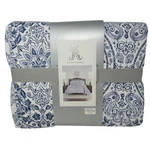 Rachel Ashwell Full Queen Indigo Medallion Quilt Set Cottage Floral Bedding. Fixed Price $119.99.