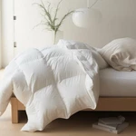 Feather Down Comforter Queen Size All Season White Duvet Insert Ultra So.... Fixed Price $91.13.