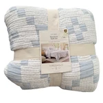 Threshold Full/queen 3PC Matelasse Quilt Lightweight Reversible White/blue New. Fixed Price $45.00.