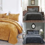 Tache Crushed Velvet Soft Plush Waves Bedspread Quilt Set. Fixed Price $173.25.