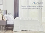 Downluxe Alternative Blanket Queen 90"X90" Soft & Lightweight Black New. Fixed Price $38.85.