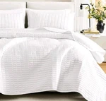 Comfort Spaces Kienna Quilt Set- Double Sided Stitching Design Summer Blanket. Fixed Price $26.94.