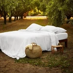 Queen Duvet Cover Garnier-thiebaut French White 88X92 COTTON+2 Pillowcases Nwot. Fixed Price $69.99.