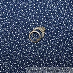 Boneful Fabric Fq Cotton Quilt Navy Blue Star Colonial American Dot Small Little. Fixed Price $5.51.