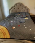 Pottery Barn Kids Outer Space Full/queen 3 Pc. Quilt Sham Set. Fixed Price $149.99.