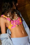 Roxy Women's Printed Beach Island Time Reversible Athletic Bikini Set 12. Fixed Price $49.00.
