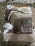 New Home Trends Glendale King Comforter Set 106 X94 Cotton Face And Border. Fixed Price $99.97.