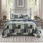 Madison Park Reversible Plaid Cabin Lodge Quilt All Season Breathable Coverlet. Fixed Price $97.99.