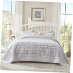 Sunstyle Quilt Size, King/cal (106"X96") - Black Geometric Pattern. Fixed Price $50.99.