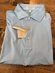 Nwt! New! Peter Millar Shirt Summer Comfort Polo - Cottage Light Blue. Fixed Price $49.99.
