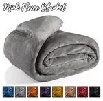 Large Mink Fleece Soft Light Weight Bed Throws Twin Queen Size. Fixed Price $21.71.