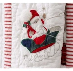 Pottery Barn Holiday Heritage Santa Toddler Quilt Reindeer Snowman New. Fixed Price $115.49.