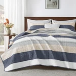 Andency King Size Quilt Set Yellow Blue 3-PIECE Summer Ultra Soft Lightweight Be. Fixed Price $79.48.