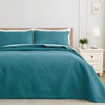 Exclusivo Mezcla Queen Quilt Bedding Set, Lightweight (90''X96''), Teal. Fixed Price $54.29.