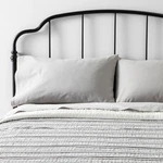 Full/queen Textured Stripe Quilt Railroad Gray - Hearth & Hand With Magnolia. Fixed Price $29.99.